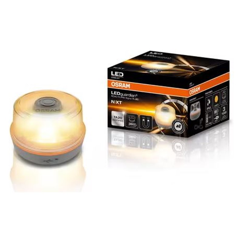 Uzlādējams LED brīdinājuma lukturis OSRAM LEDguardian ROAD FLARE TA20 NXT OLEDSL107 OE LEDSL107