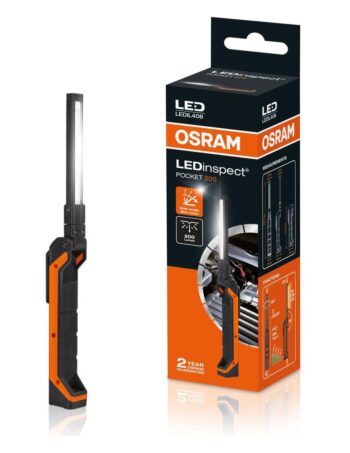 Uzlādējams LED kabatas lukturis OSRAM LEDinspect POCKET 200, saliekams