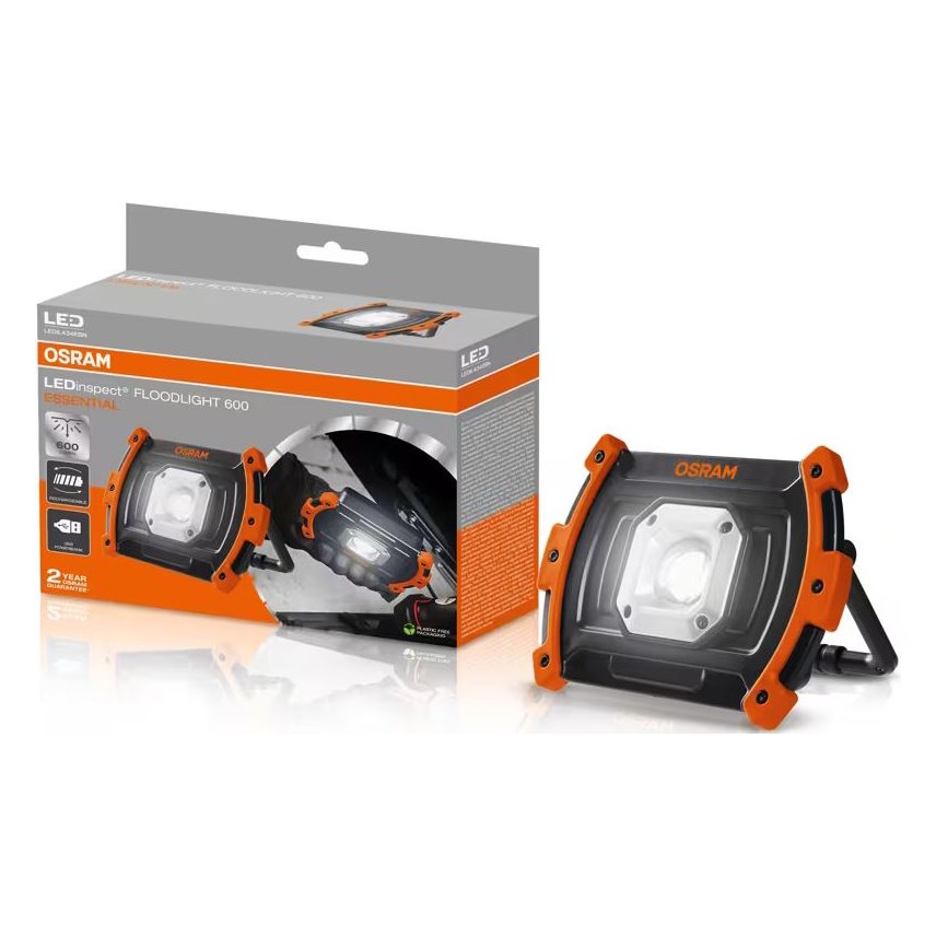 Uzlādējams LED prožektors OSRAM LEDinspect FLOODLIGHT 600 ar powerbank OLEDIL434ESN OE LEDIL434ESN