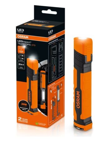 Uzlādējams teleskopisks LED lukturis OSRAM LEDinspect TELESCOPIC 270