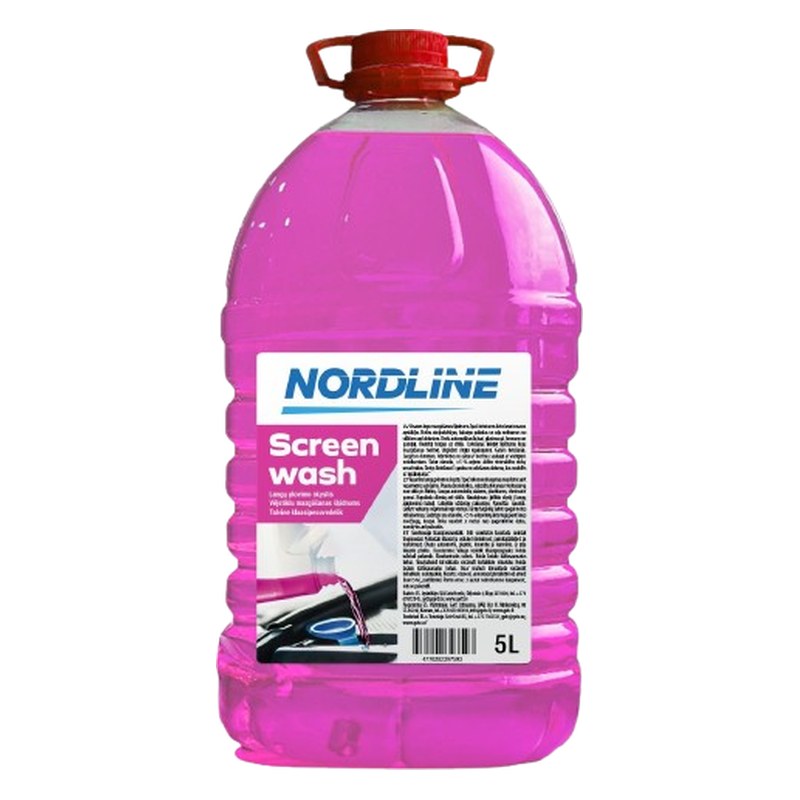Vasaras vējstiklu šķidrums NORDLINE, 5 l