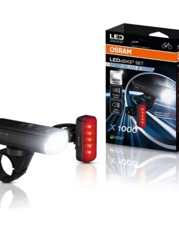 Velosipēda lukturu komplekts OSRAM LEDsBIKE MULTI BEAM X 1000, 1000 lm