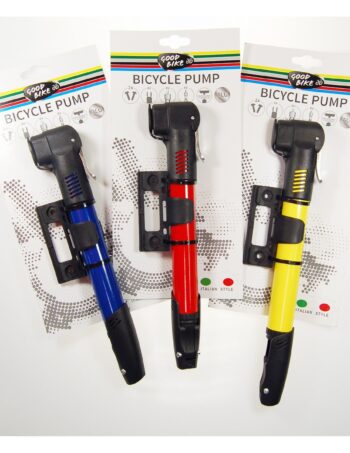 Velosipēda pumpis Bottari Good Bike, alumīnija, AV, DV un FV ventiļiem