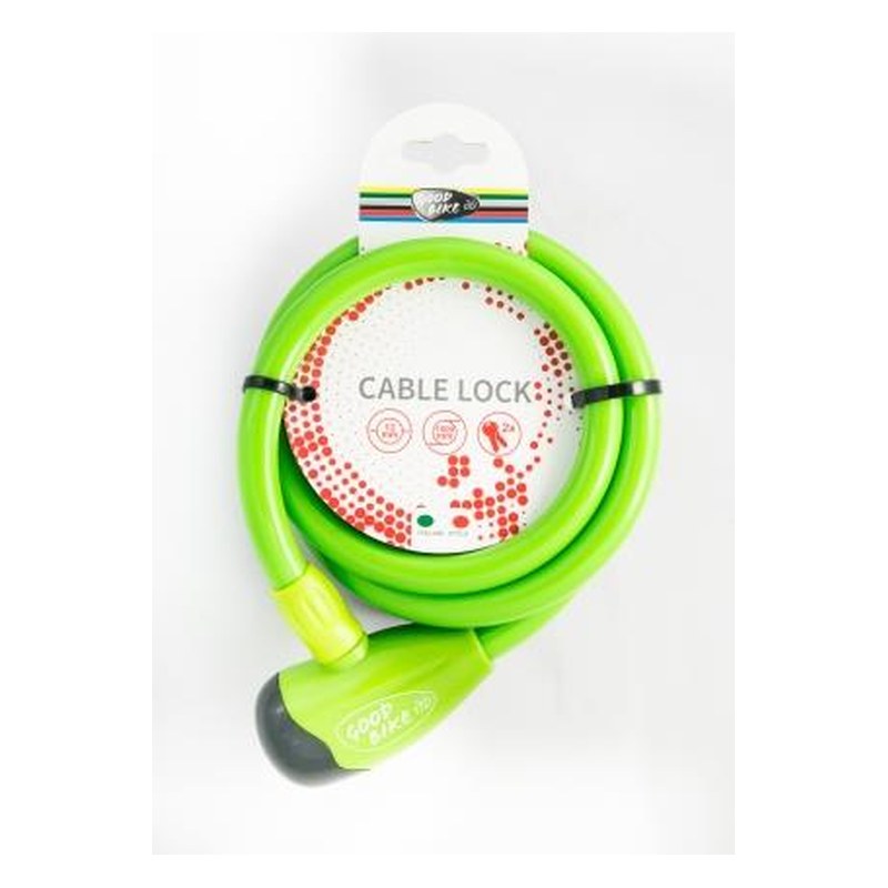 Velosipēda trošu slēdzene Bottari Good Bike, 12 x 1000 mm, ar atslēgu B92756 OE 92756