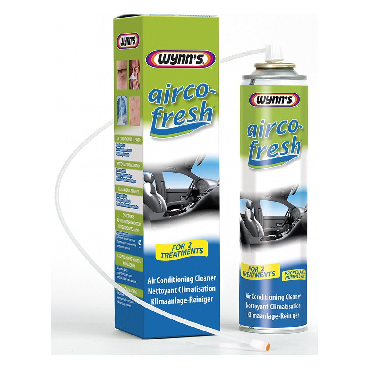 Ventilācijas sistēmas tīrīšanas līdzeklis Wynn's AIRCO FRESH, 250 ml