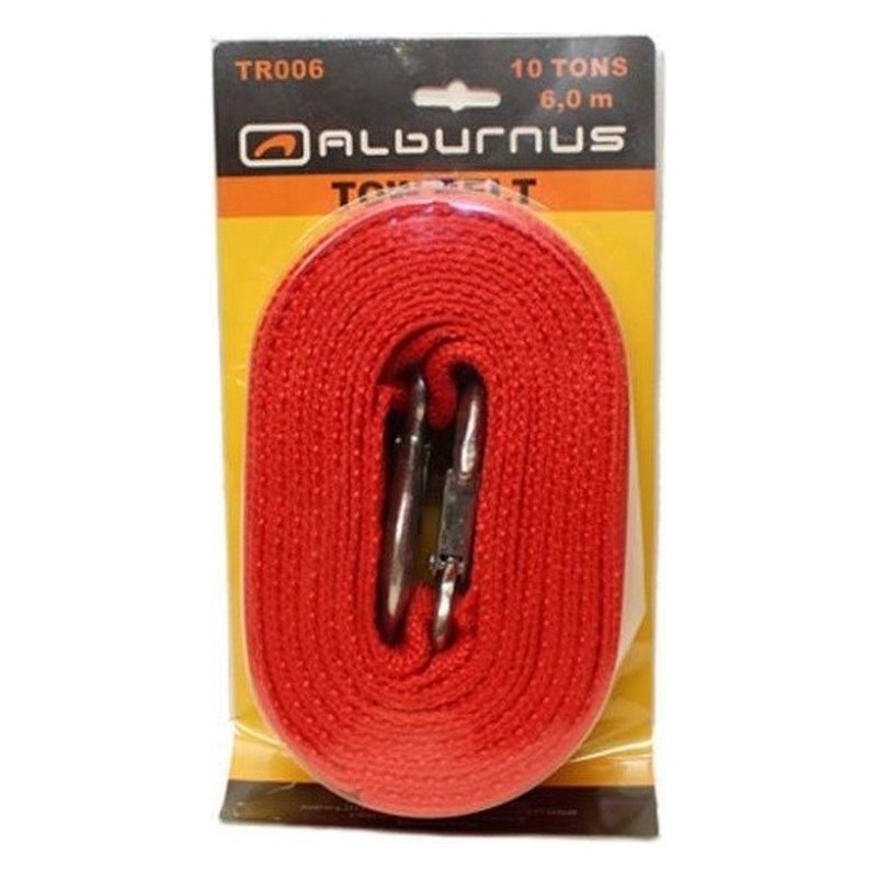 Vilkšanas lenta Alburnus TOW BELT, 10 t, 6 m, ar āķiem
