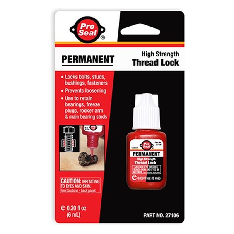 Vītņu fiksators Pro Seal Pro Lok, sarkans, stiprs, 6 ml P27106 OE 27106